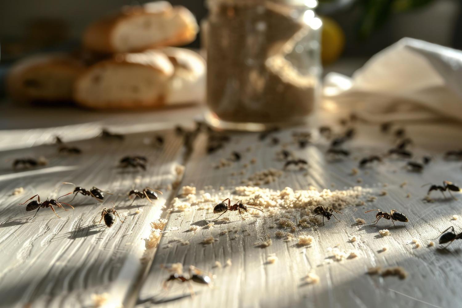 Carpenter ant damage in a Knoxville home